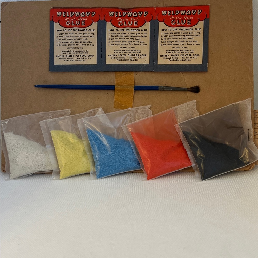 Weldwood Plastic Resin Glue Kit with Color Powders